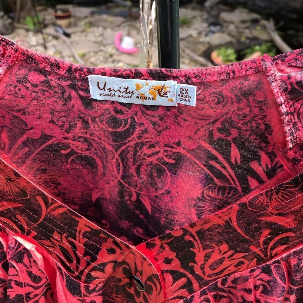Fuchsia Pink Pullover Tunic - Picture 8 of 10